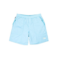 Coziya versatile swim trunks water-repellent quick-dry in blue front view