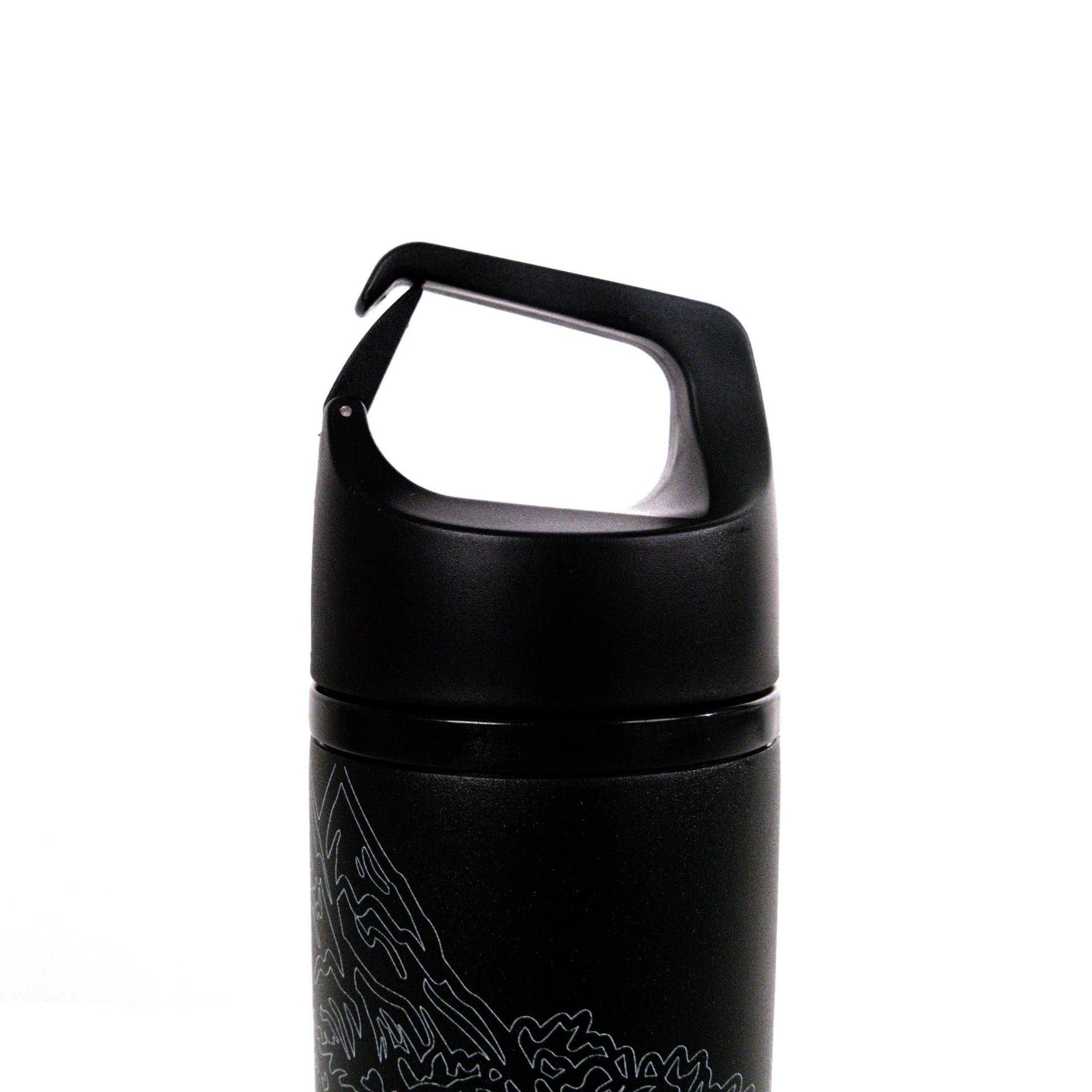 Coziya Hook650 water bottle lid and cap close-up detail
