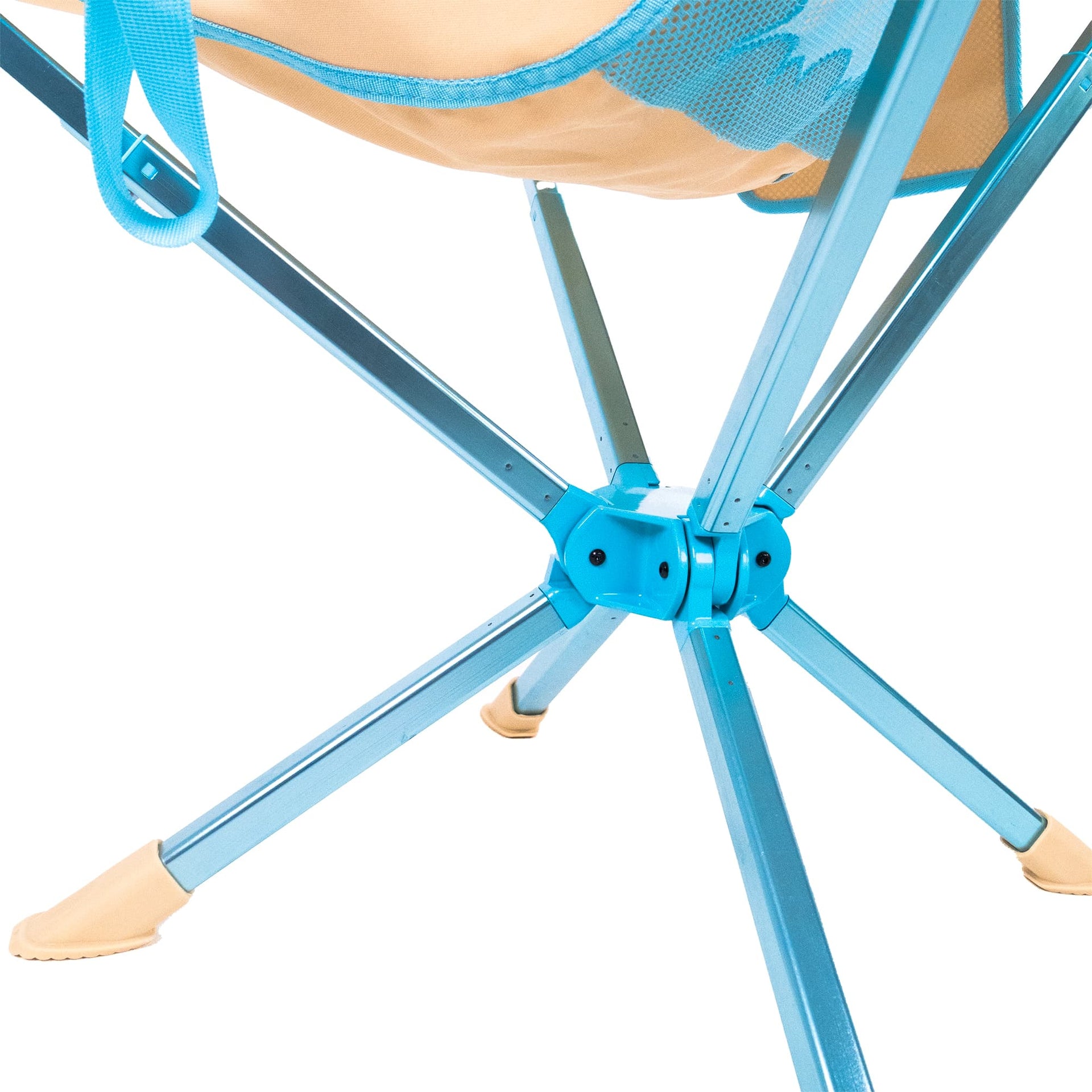 Coziya Cloud Chair aluminum frame legs structure close-up