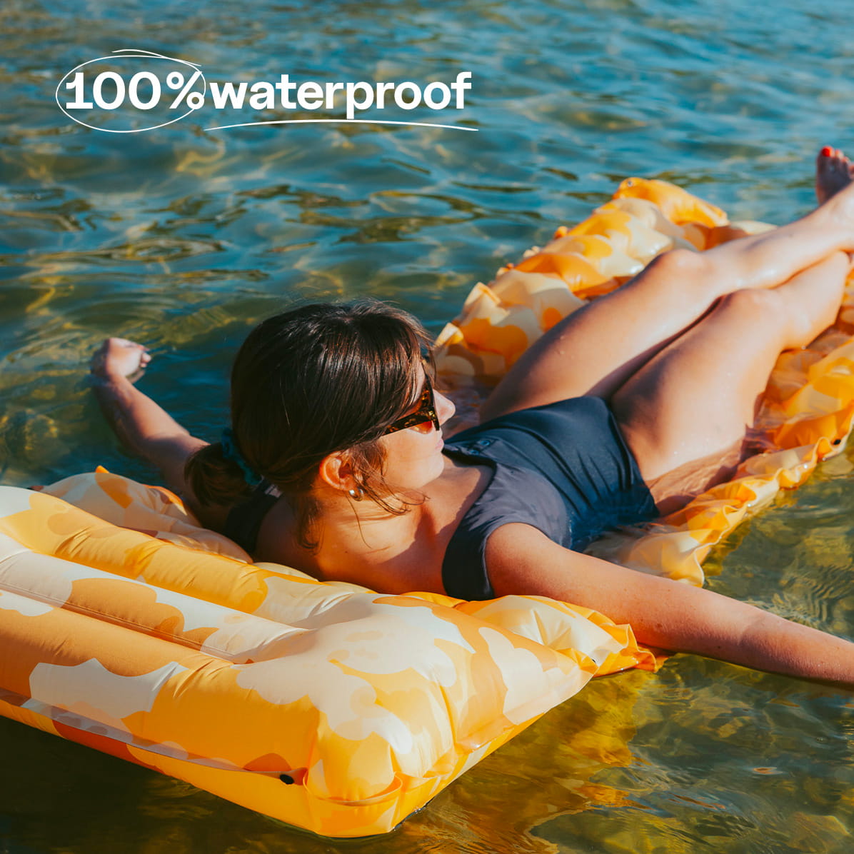 Coziya inflatable sleeping pad 100% waterproof double-layer TPU outdoor