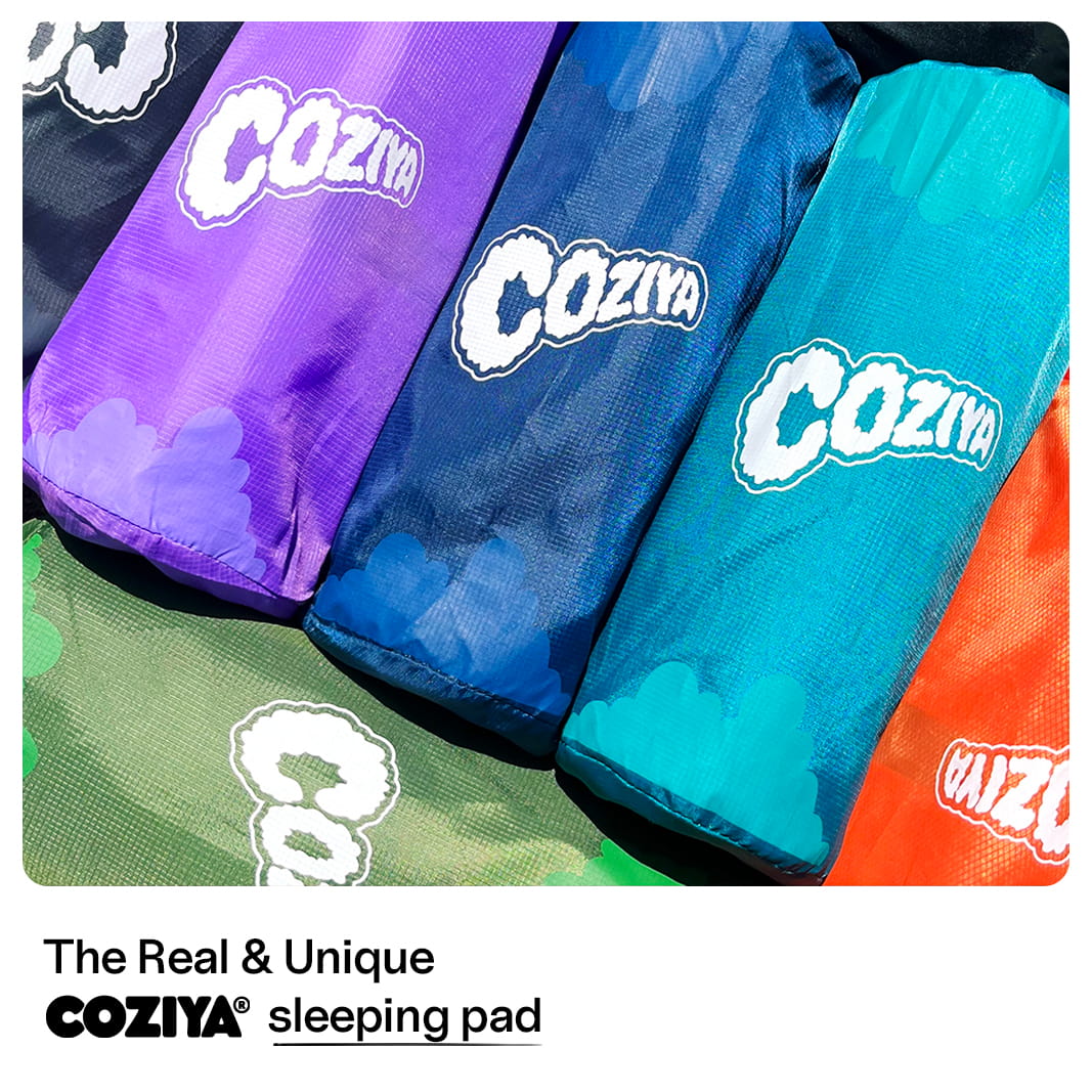 Coziya inflatable sleeping pad unique compact design outdoor real use