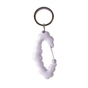 Cloud Carabiner Keychain